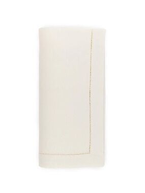 Sferra linen napkins set of 8 in cream